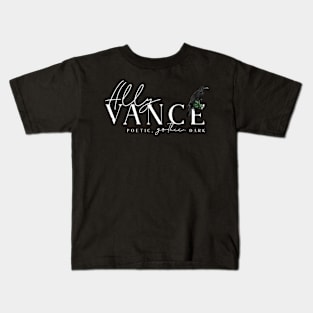 Ally Vance (White) Kids T-Shirt